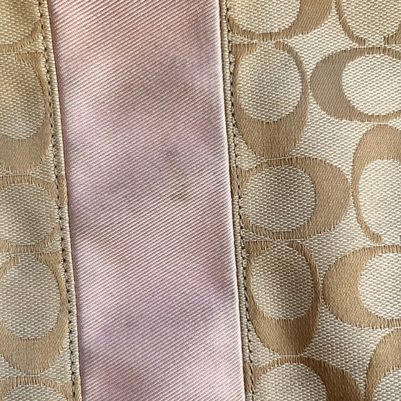 Coach crossbody tan/pink - Picture 2 of 7